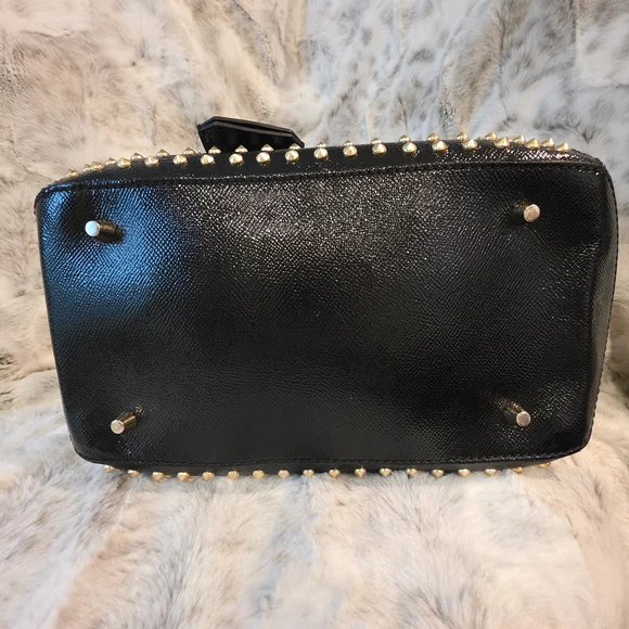 LIMITED EDITION Burberry Prorsum Blaze Studded Bowling Bag Satchel - Picture 7 of 16